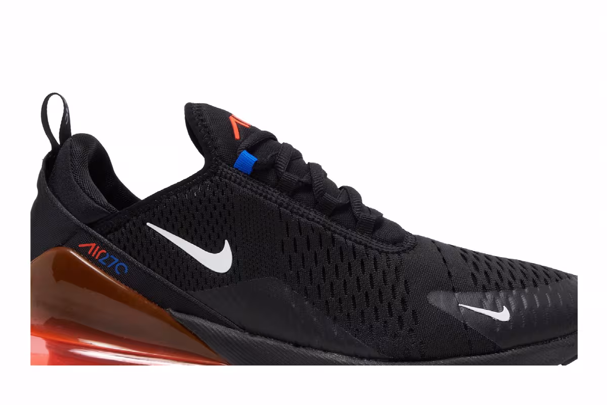 Nike Air Max 270 Black Bright Crimson, view 3