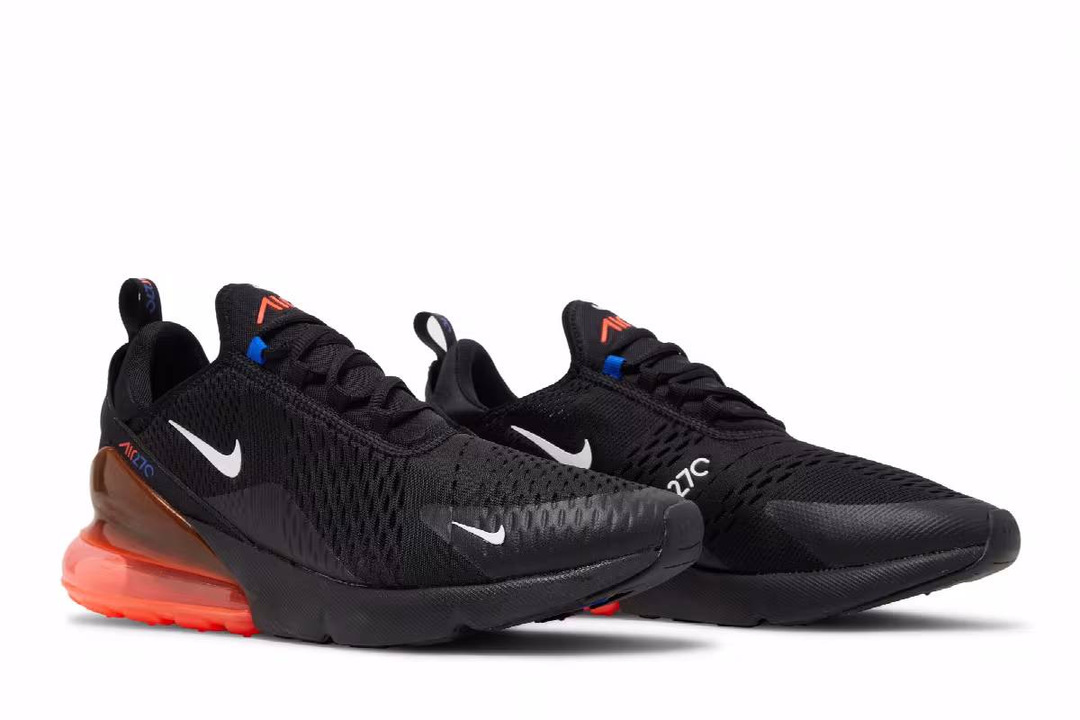 Nike Air Max 270 Black Bright Crimson, view 9
