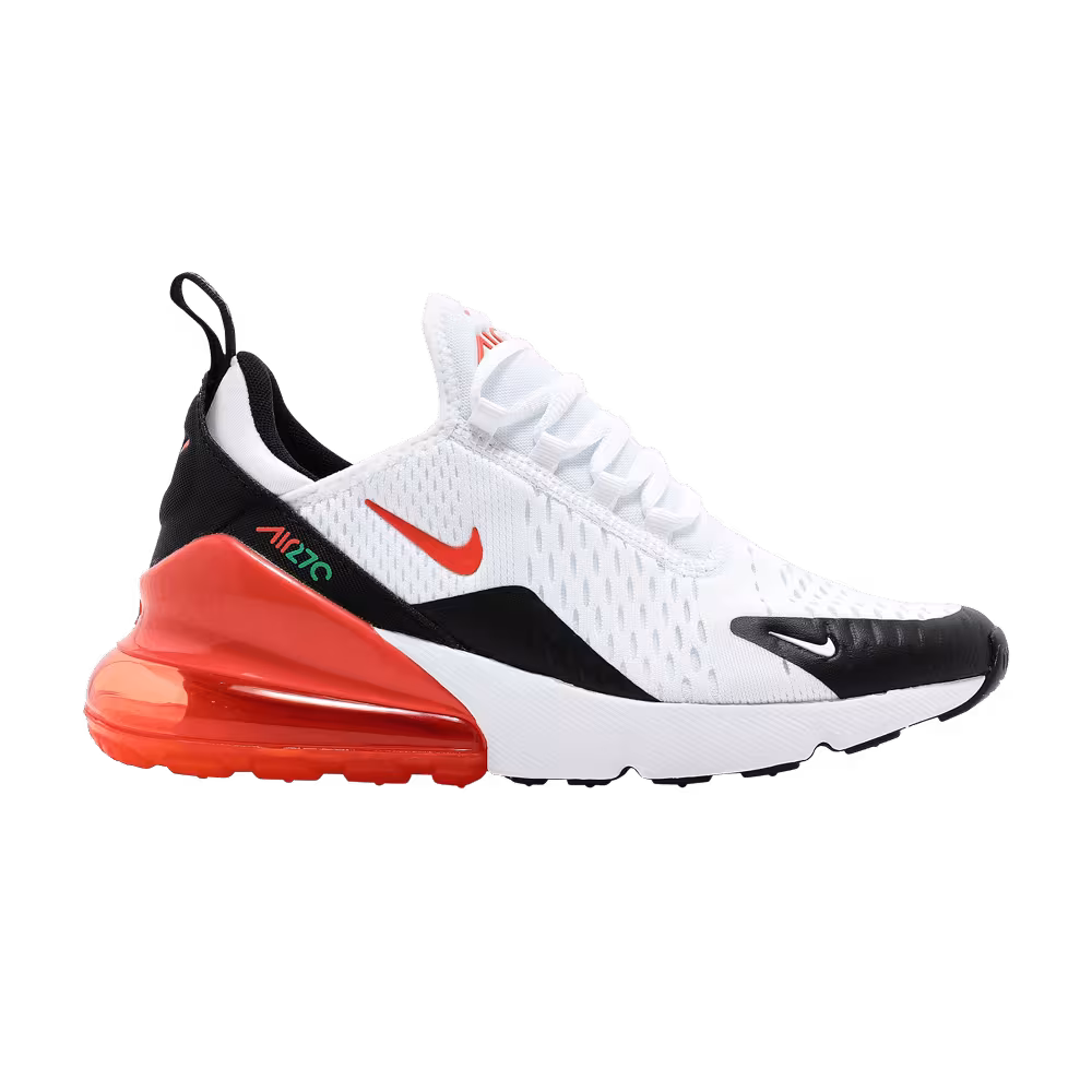 Nike Air Max 270 GS White Turf Orange