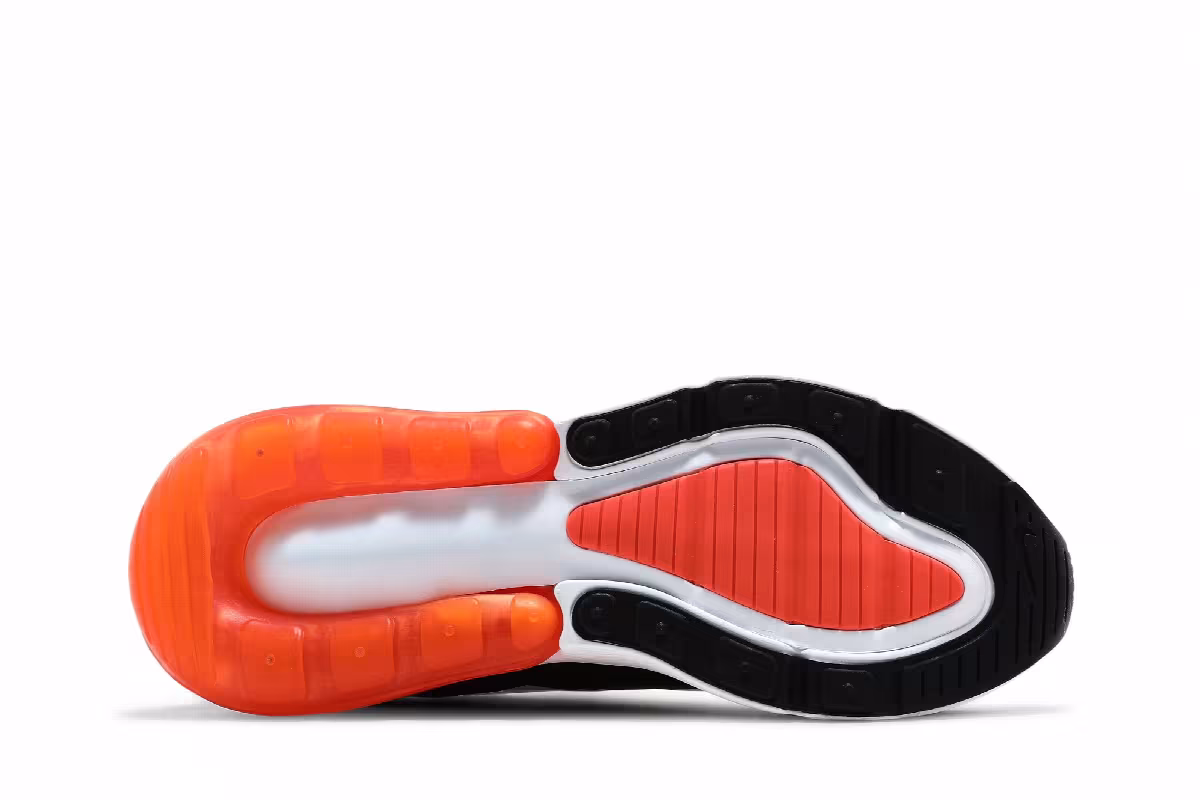 Nike Air Max 270 GS White Turf Orange, view 5