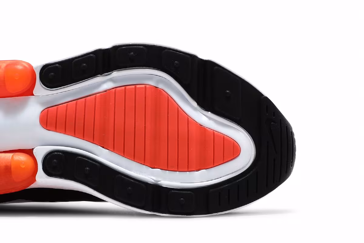 Nike Air Max 270 GS White Turf Orange, view 6