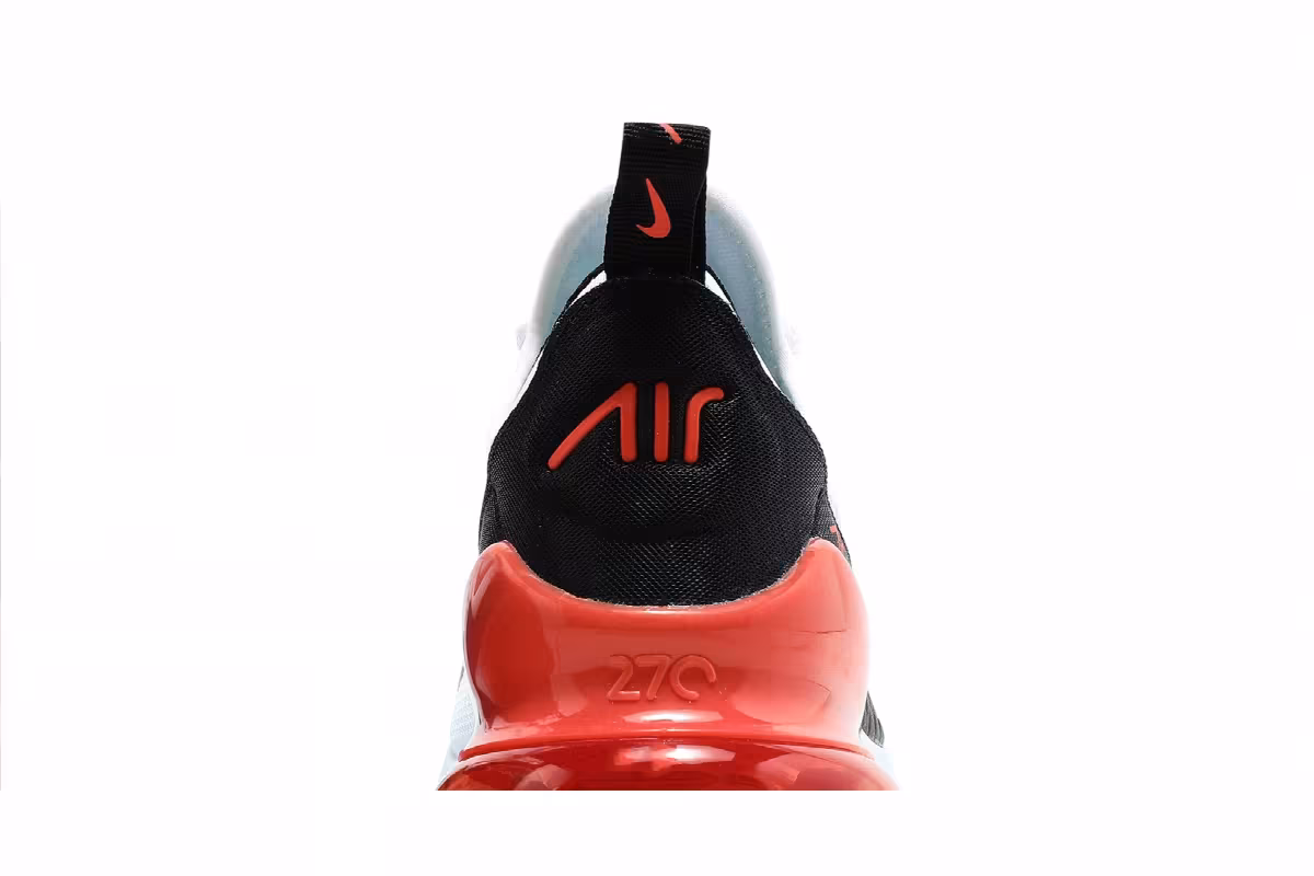 Nike Air Max 270 GS White Turf Orange, view 8