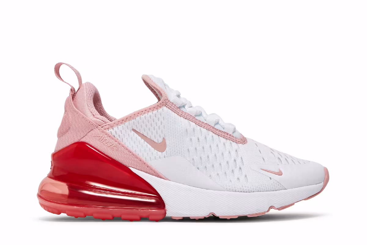 Nike Air Max 270 GS White Pink Glaze, view 2