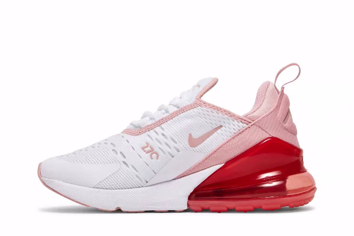 Nike Air Max 270 GS White Pink Glaze, view 4