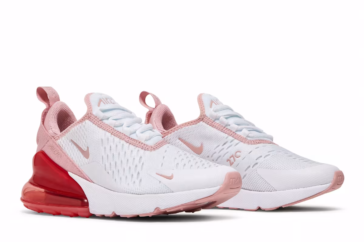 Nike Air Max 270 GS White Pink Glaze, view 9
