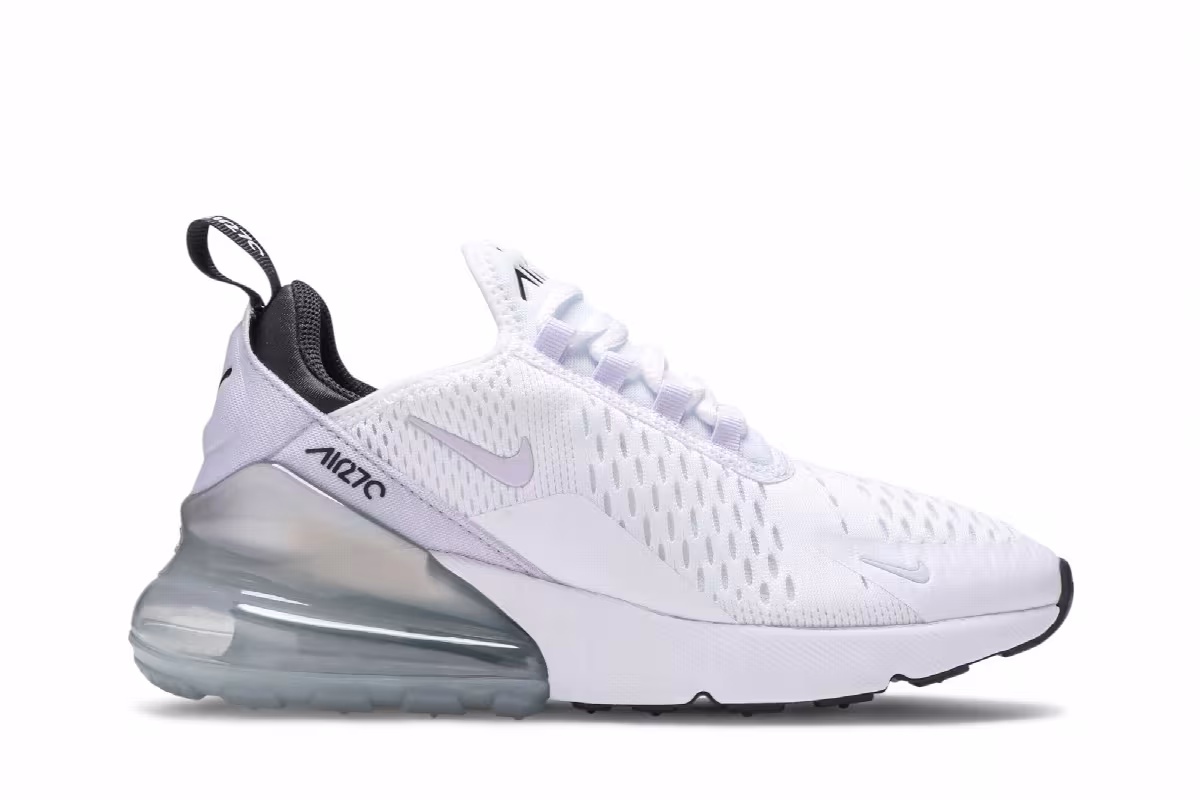 Nike Air Max 270 GS White Pure Violet, view 2