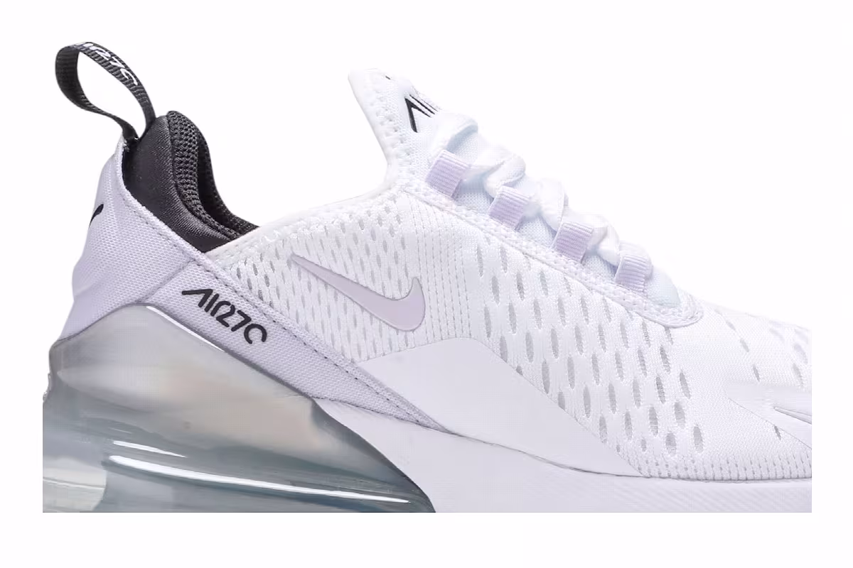 Nike Air Max 270 GS White Pure Violet, view 3