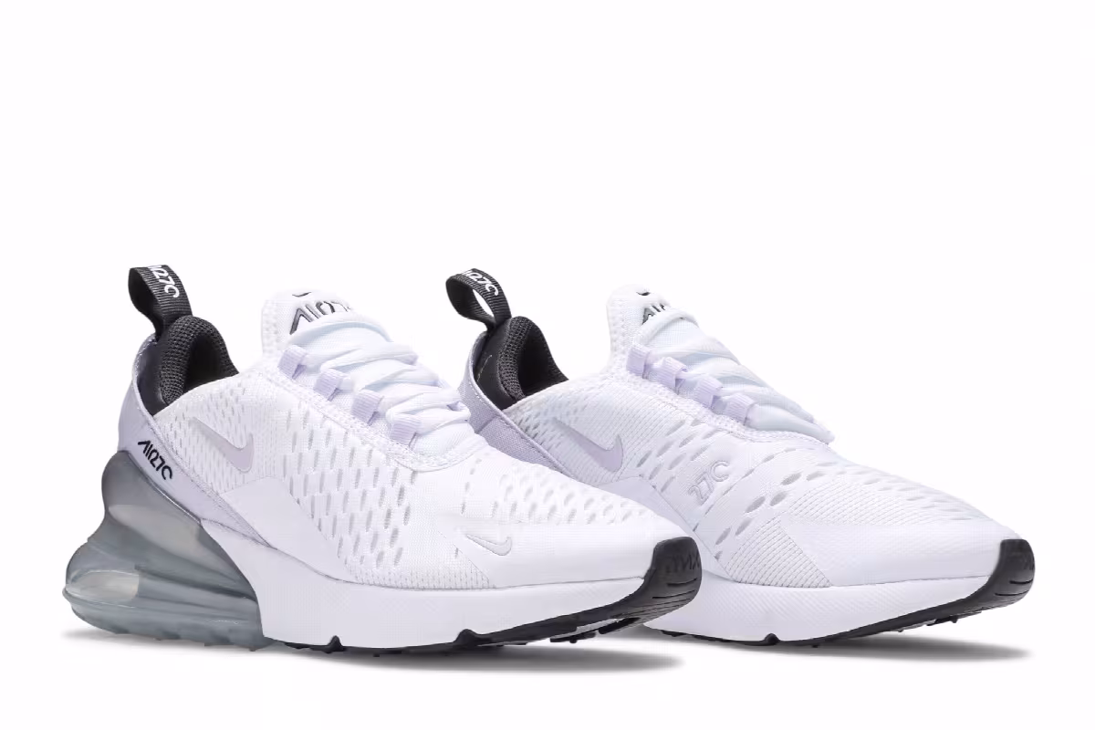 Nike Air Max 270 GS White Pure Violet, view 9