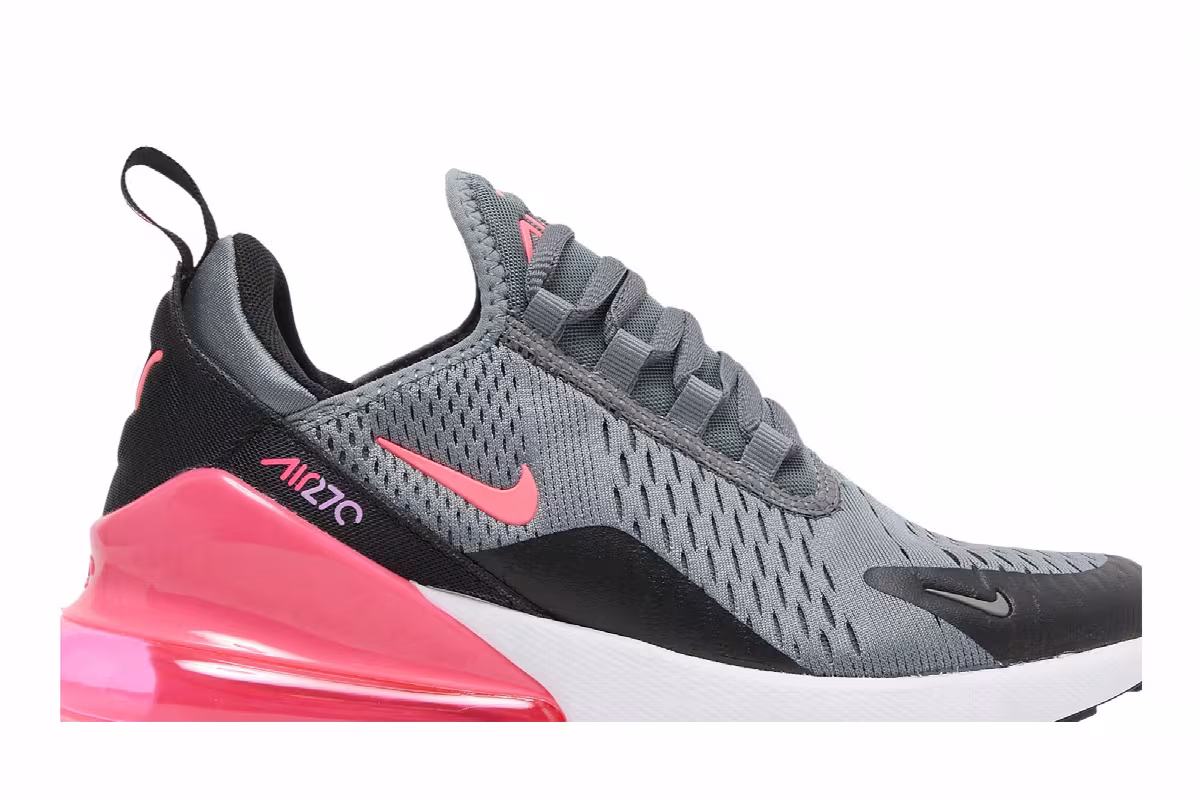 Nike Air Max 270 GS Grey Hyper Pink, view 3