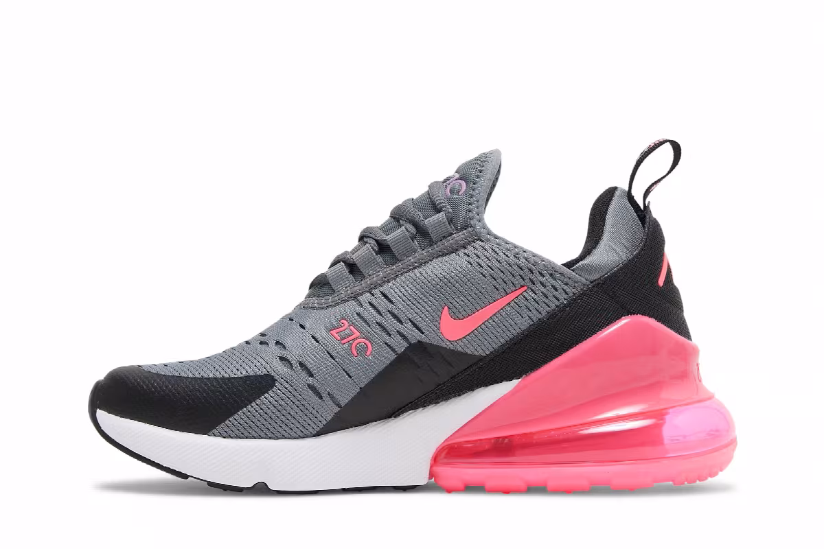 Nike Air Max 270 GS Grey Hyper Pink, view 4
