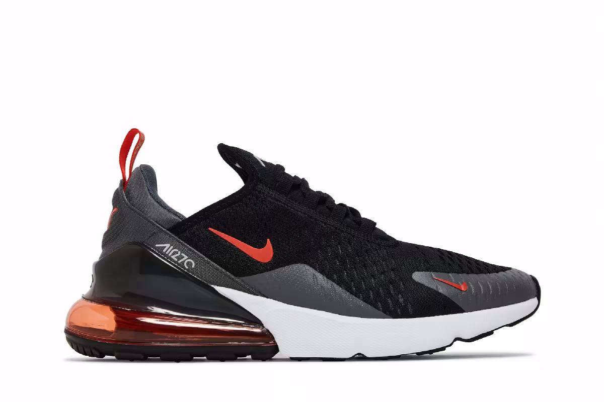 Nike Air Max 270 Essential Black Team Orange, view 2