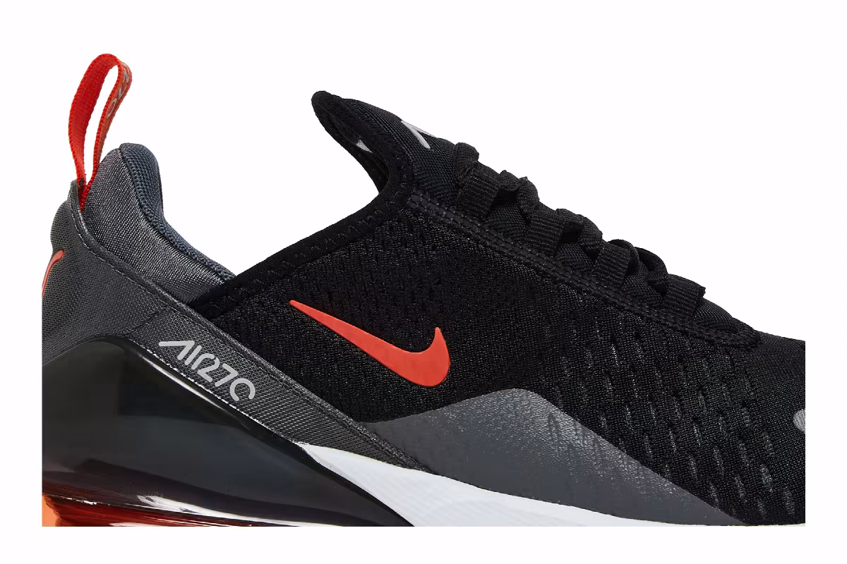 Nike Air Max 270 Essential Black Team Orange, view 3