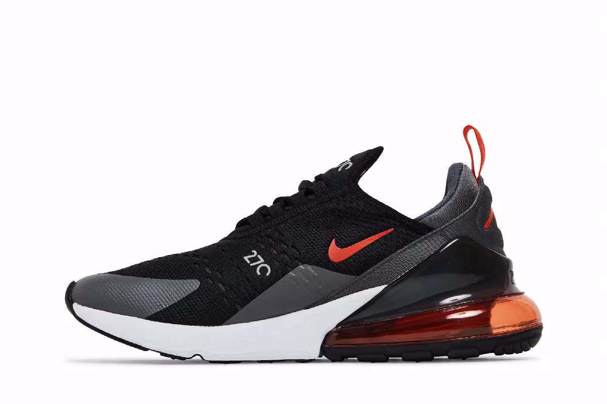Nike Air Max 270 Essential Black Team Orange, view 4