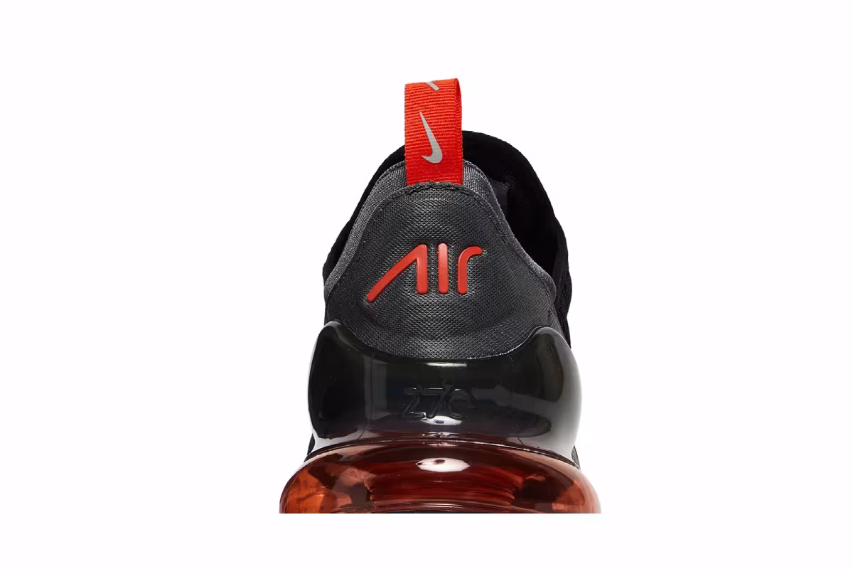 Nike Air Max 270 Essential Black Team Orange, view 8
