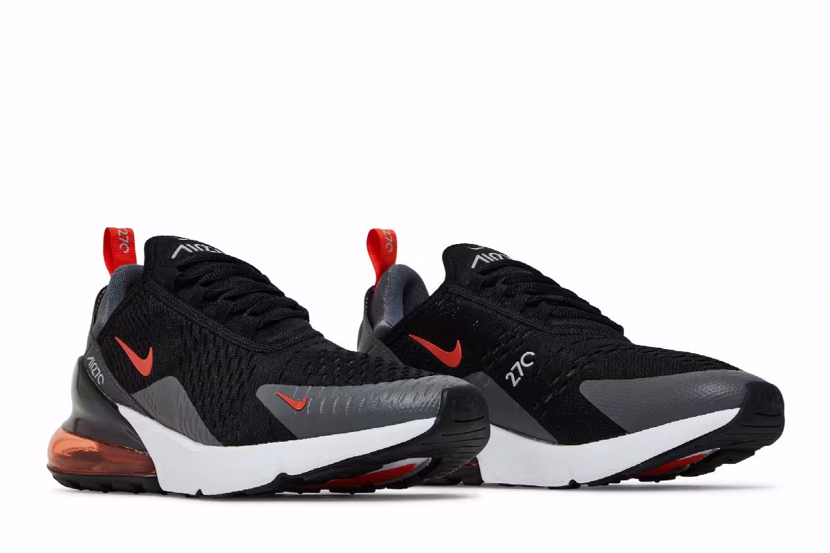 Nike Air Max 270 Essential Black Team Orange, view 9