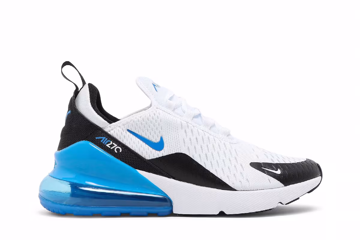 Nike Air Max 270 GS White Signal Blue, view 2