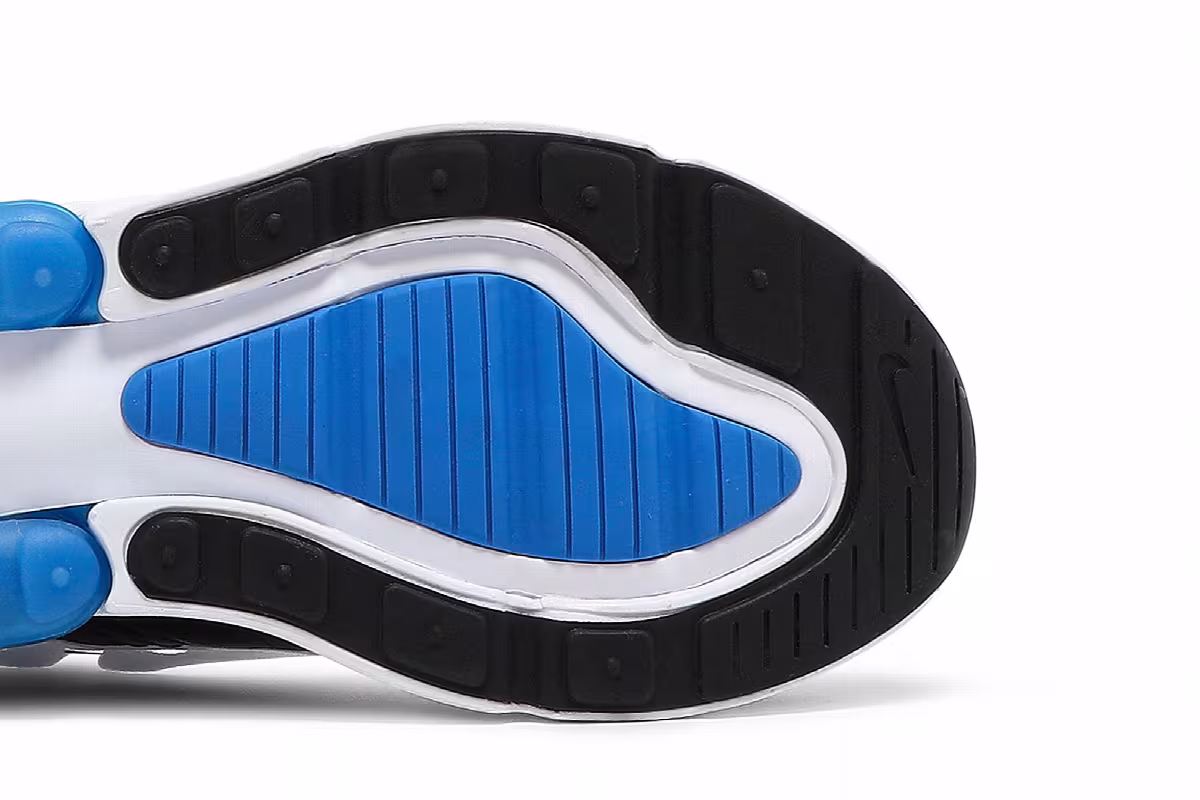 Nike Air Max 270 GS White Signal Blue, view 6