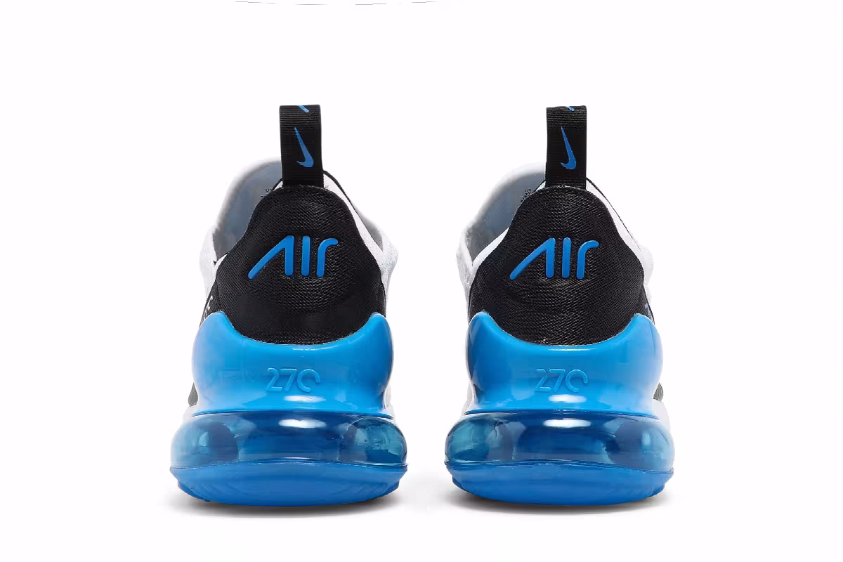 Nike Air Max 270 GS White Signal Blue, view 7