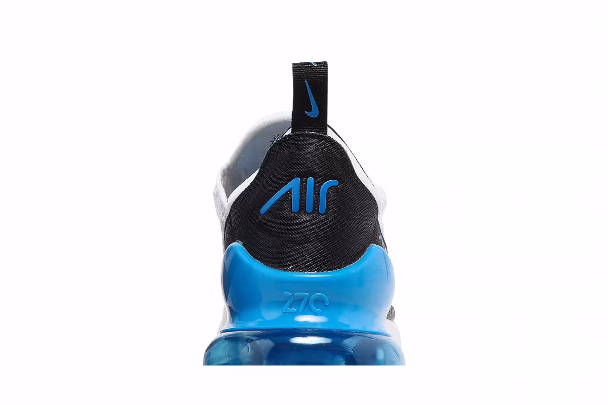 Nike Air Max 270 GS White Signal Blue, view 8