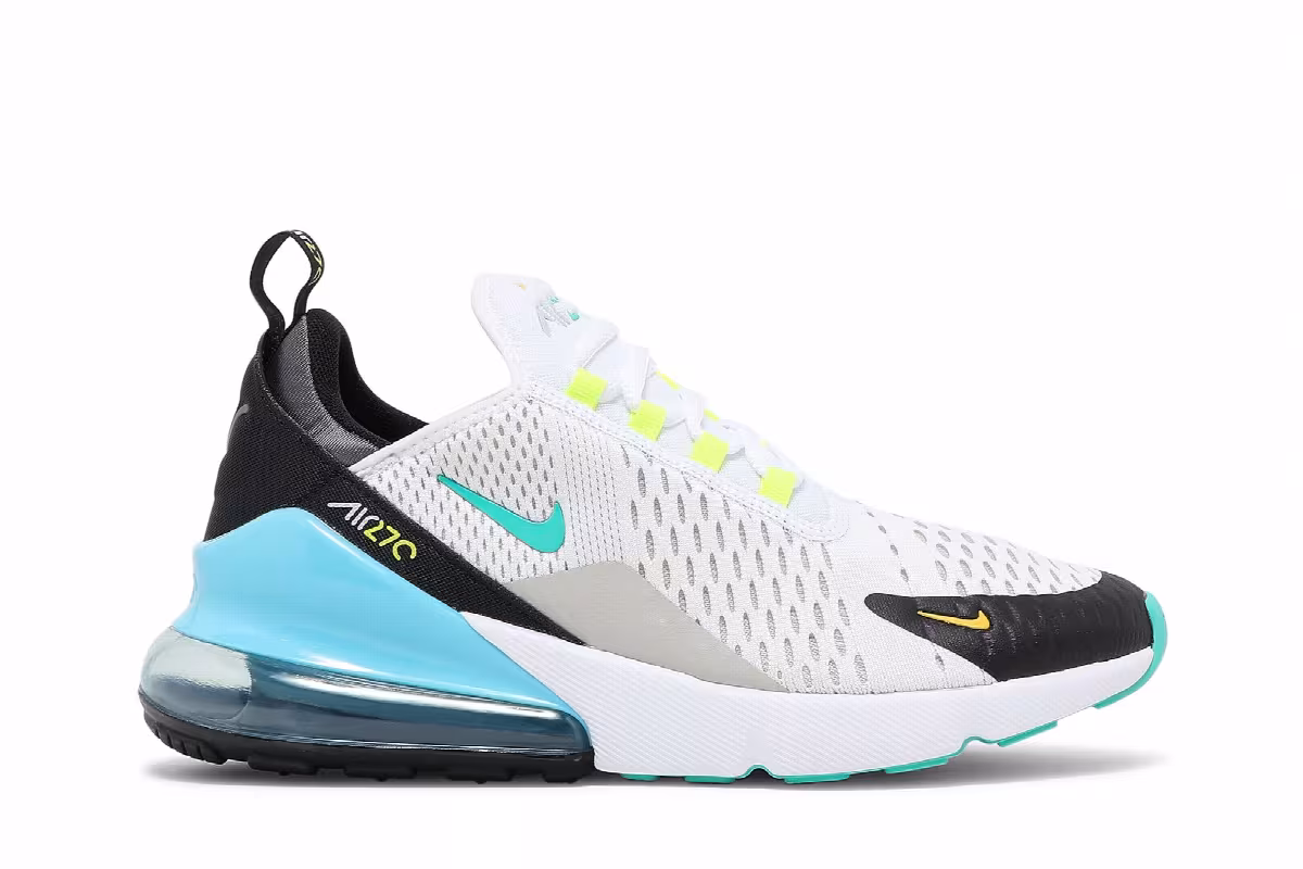 Nike Air Max 270 GS White Hyper Jade, view 2