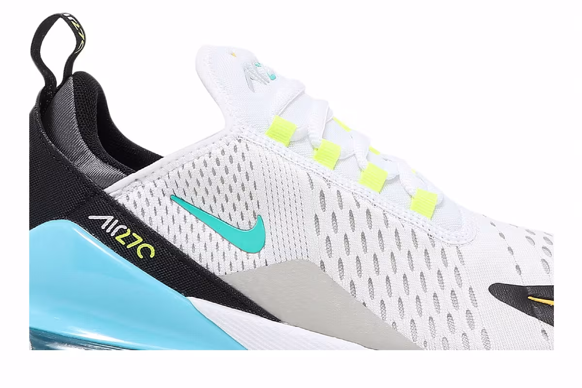 Nike Air Max 270 GS White Hyper Jade, view 3