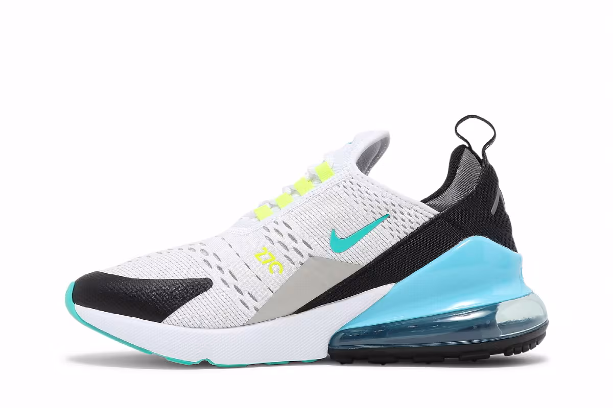 Nike Air Max 270 GS White Hyper Jade, view 4