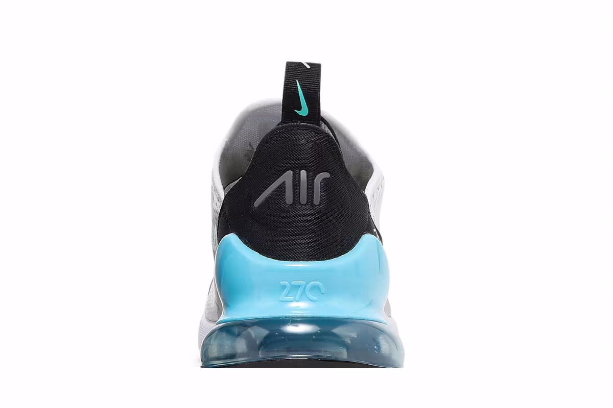 Nike Air Max 270 GS White Hyper Jade, view 8