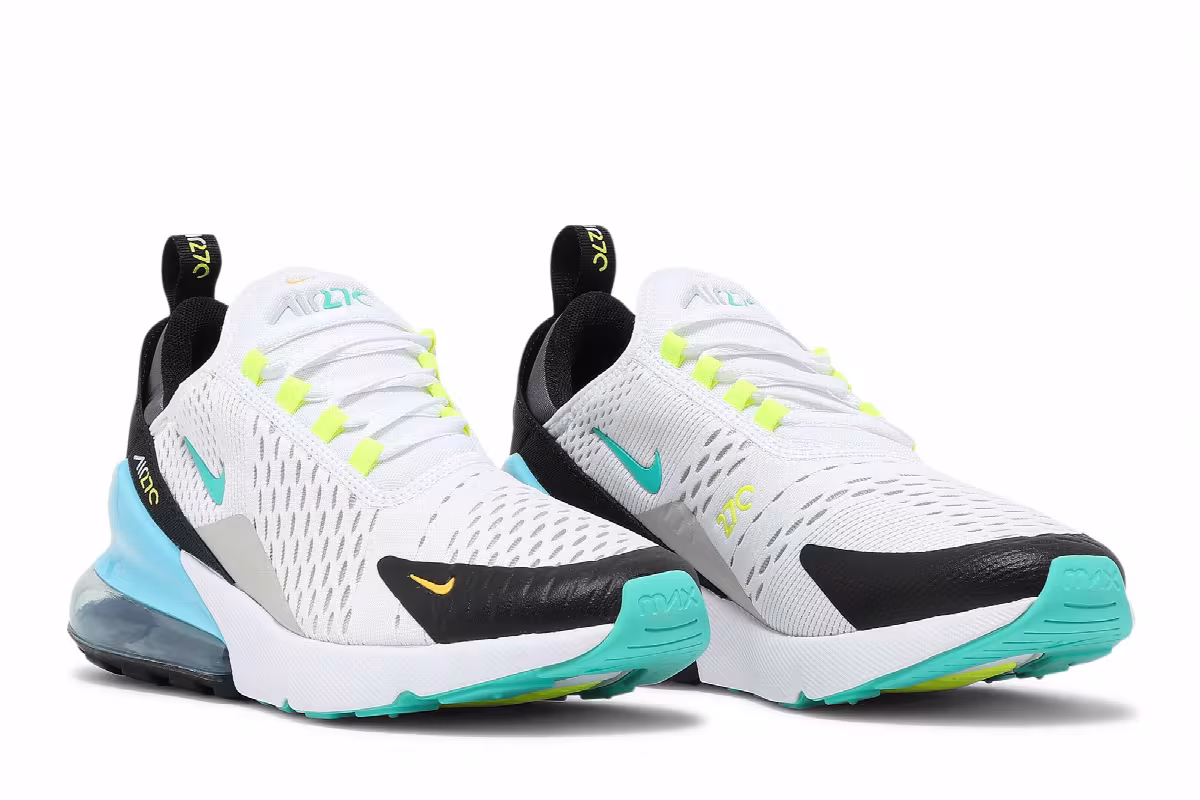 Nike Air Max 270 GS White Hyper Jade, view 9