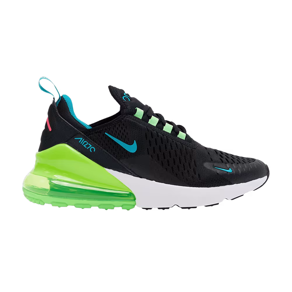 Nike Air Max 270 GS Black Green Strike