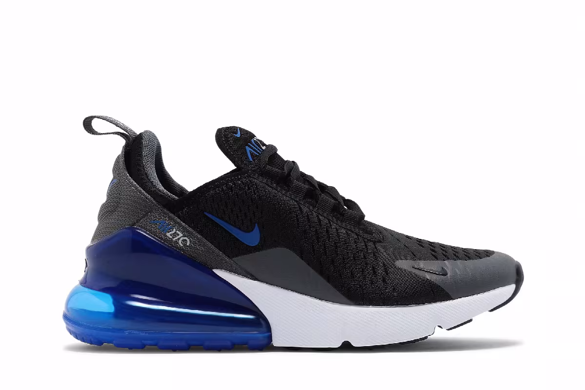 Nike Air Max 270 GS Black Game Royal, view 2