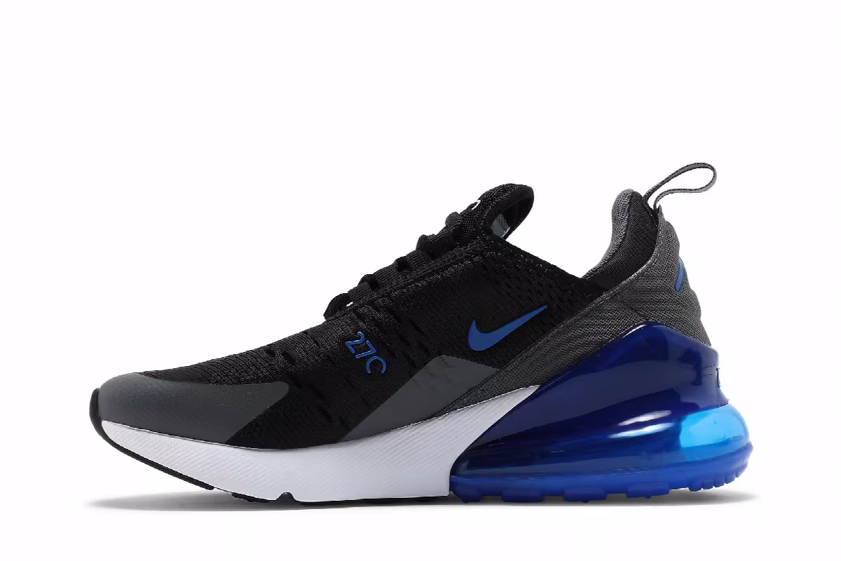 Nike Air Max 270 GS Black Game Royal, view 4