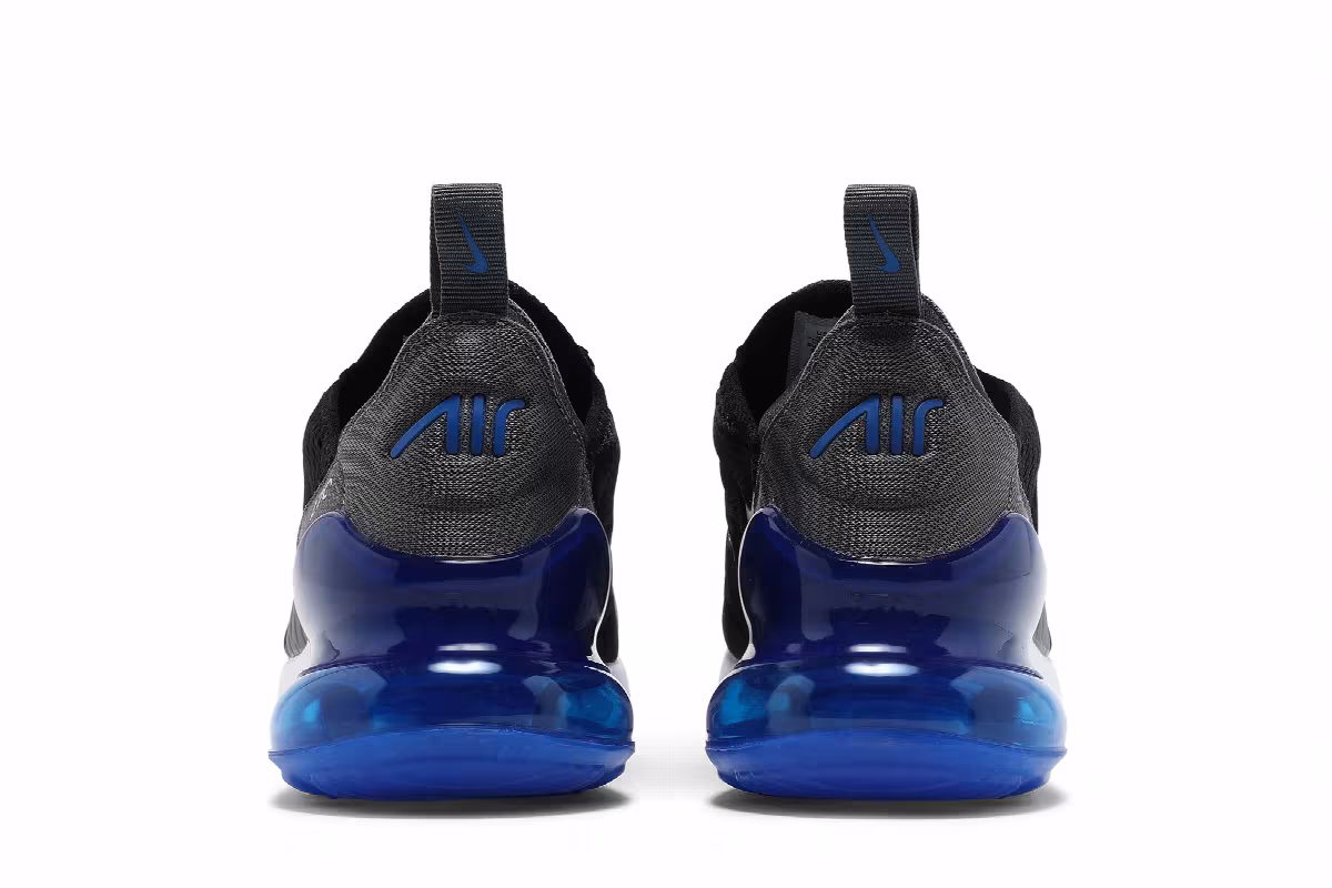 Nike Air Max 270 GS Black Game Royal, view 7