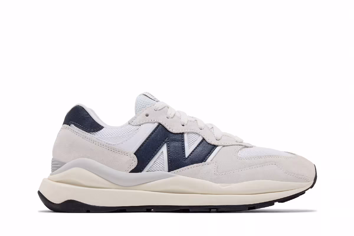 New Balance 57/40 White Navy, view 2