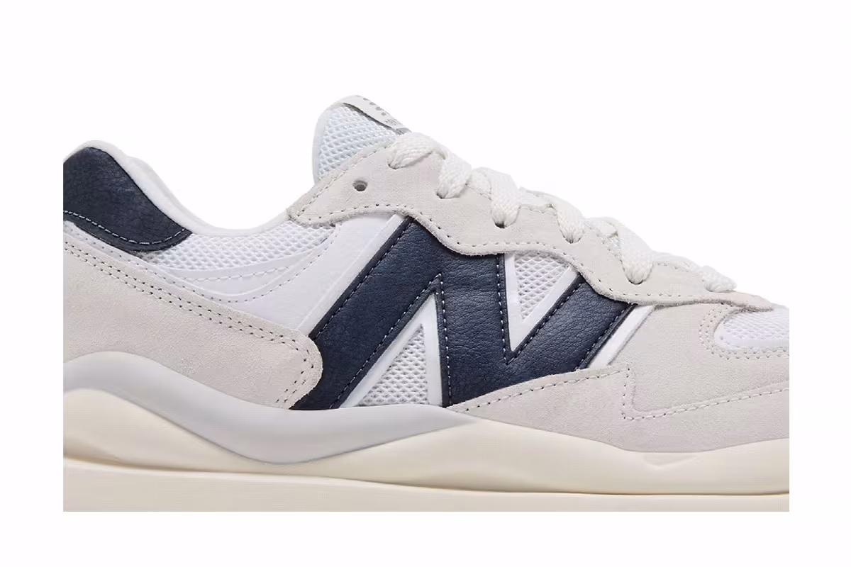 New Balance 57/40 White Navy, view 3