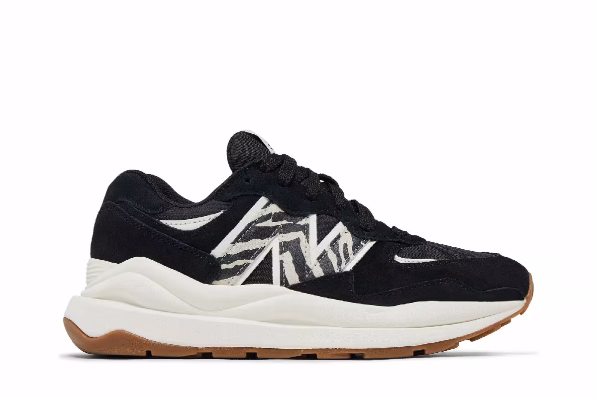 New Balance Women's 57/40 Black Zebra, view 2