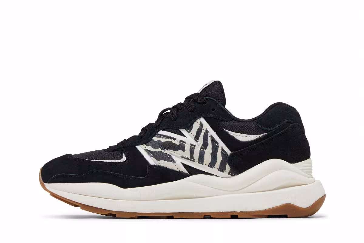 New Balance Women's 57/40 Black Zebra, view 4
