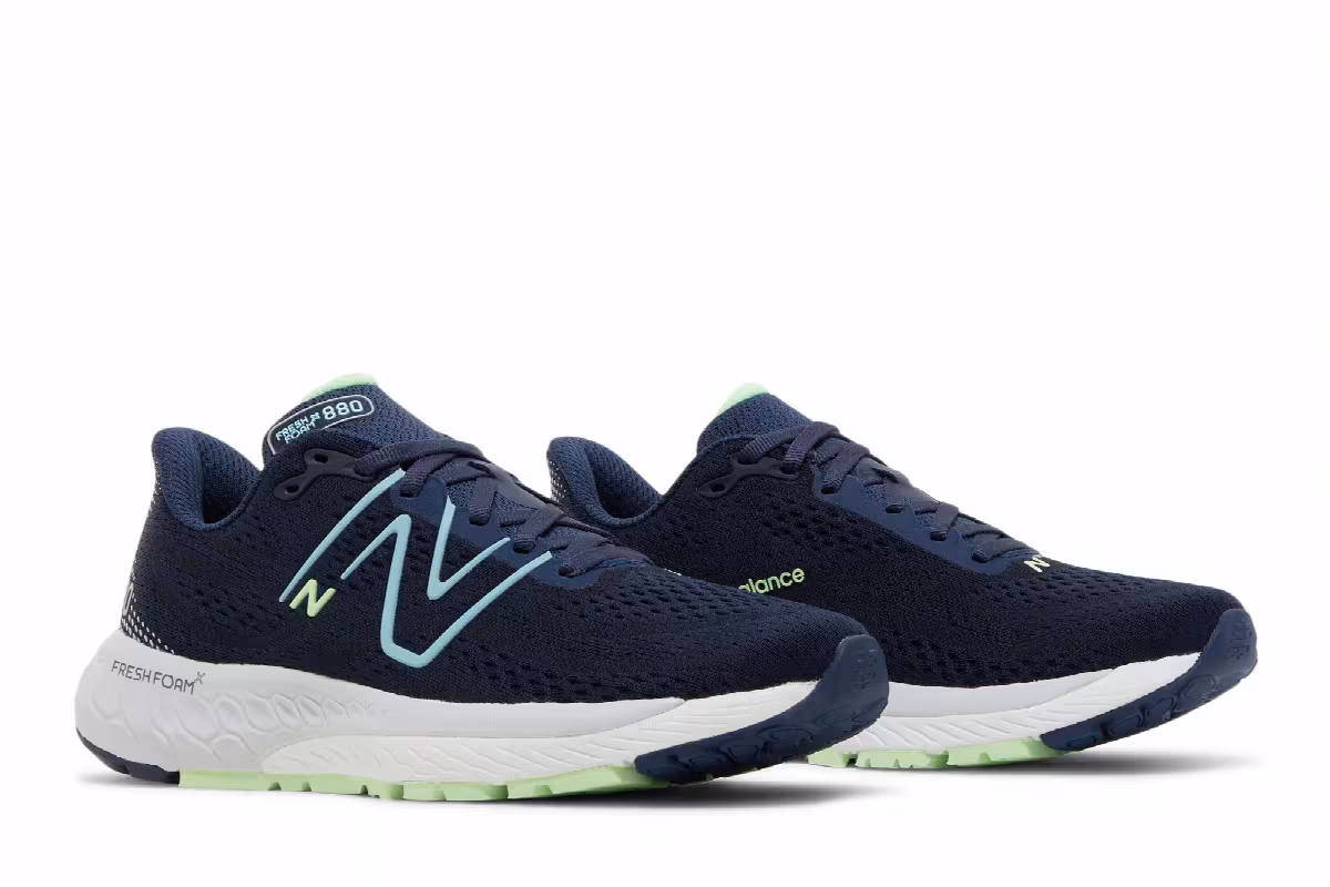 New Balance Women's Fresh Foam X 880v13 Navy Bleach Blue, view 9