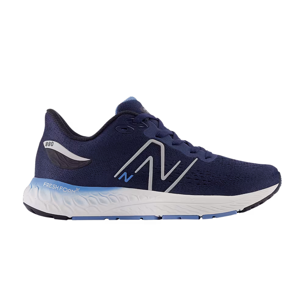 New Balance Fresh Foam X 880v12 Big Kid Navy Heritage Blue