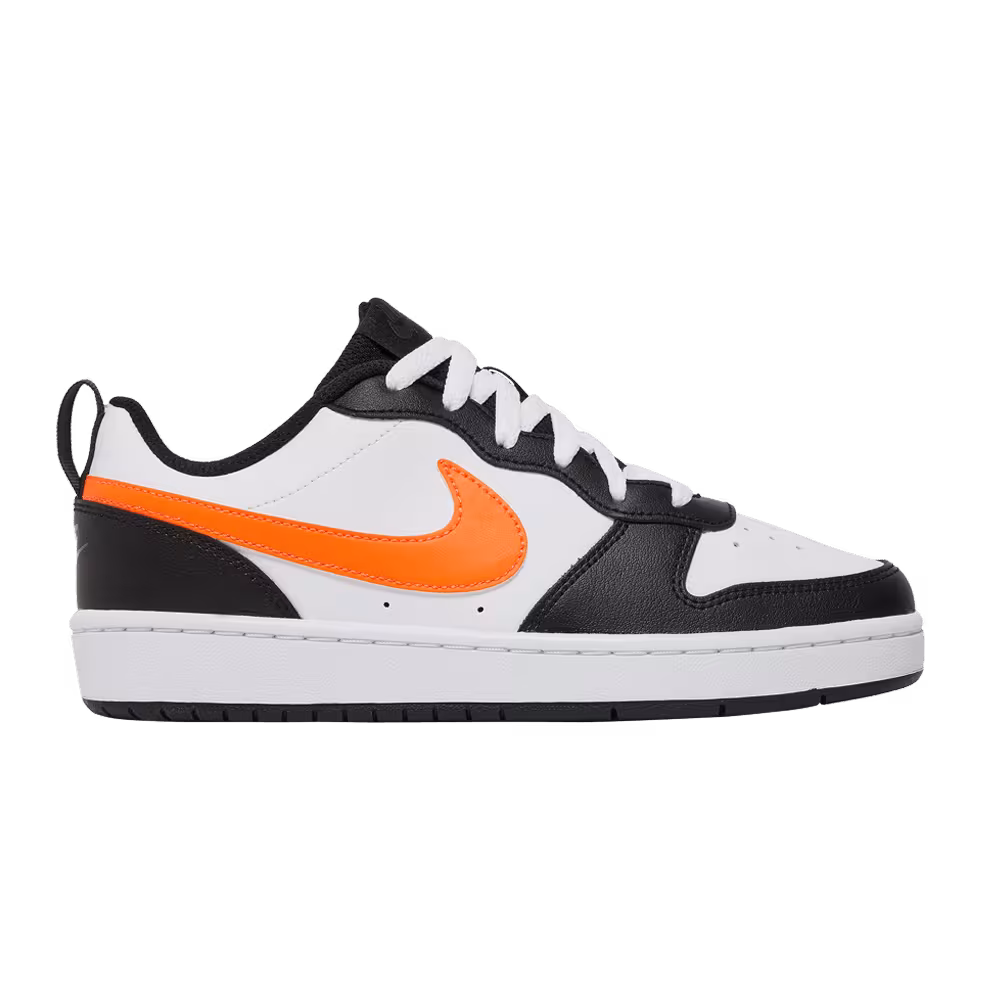 Nike Court Borough Low 2 GS White Black Orange