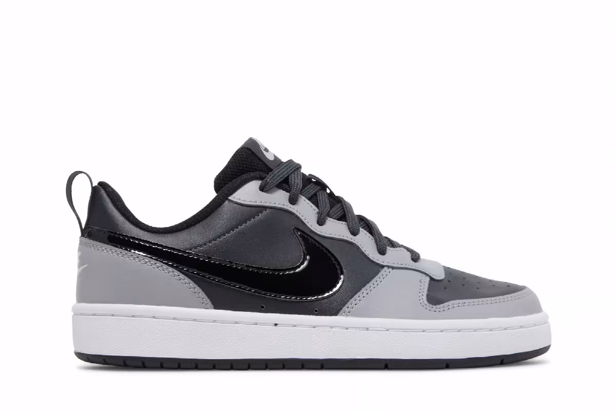 Nike Court Borough Low 2 GS Anthracite Stadium Grey, view 2