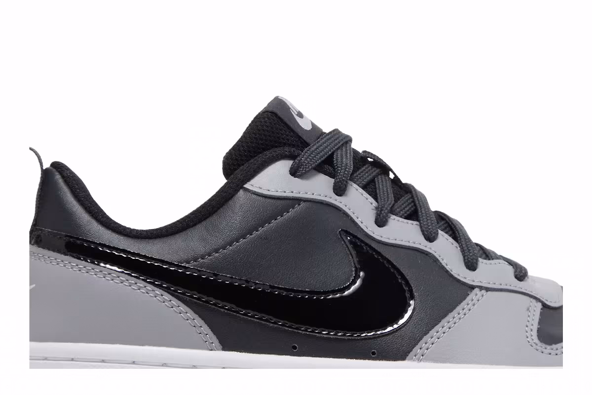Nike Court Borough Low 2 GS Anthracite Stadium Grey, view 3