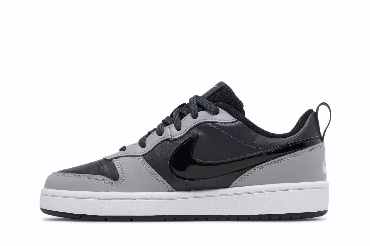 Nike Court Borough Low 2 GS Anthracite Stadium Grey, view 4