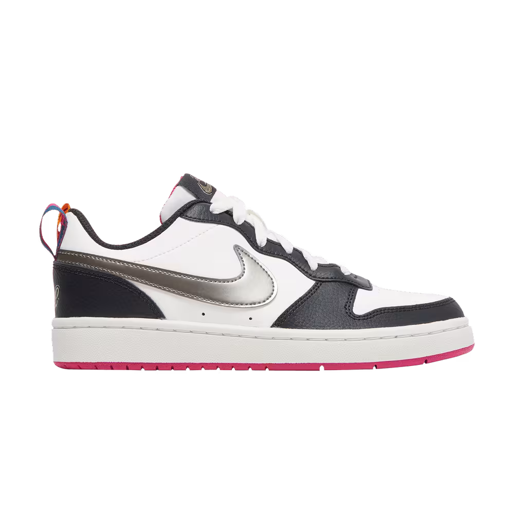 Nike Court Borough Low 2 SE GS Summit White Pink Prime