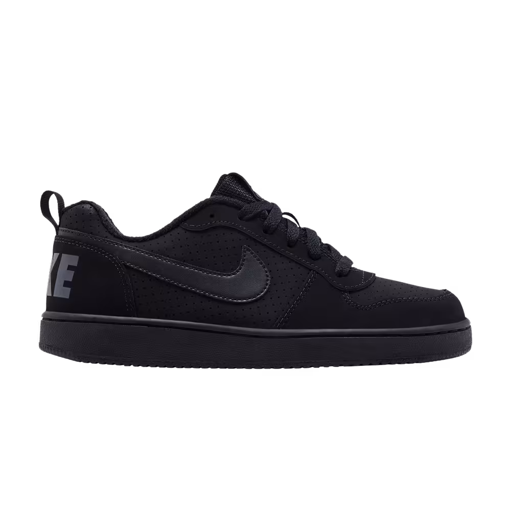 Nike Court Borough Low GS Triple Black
