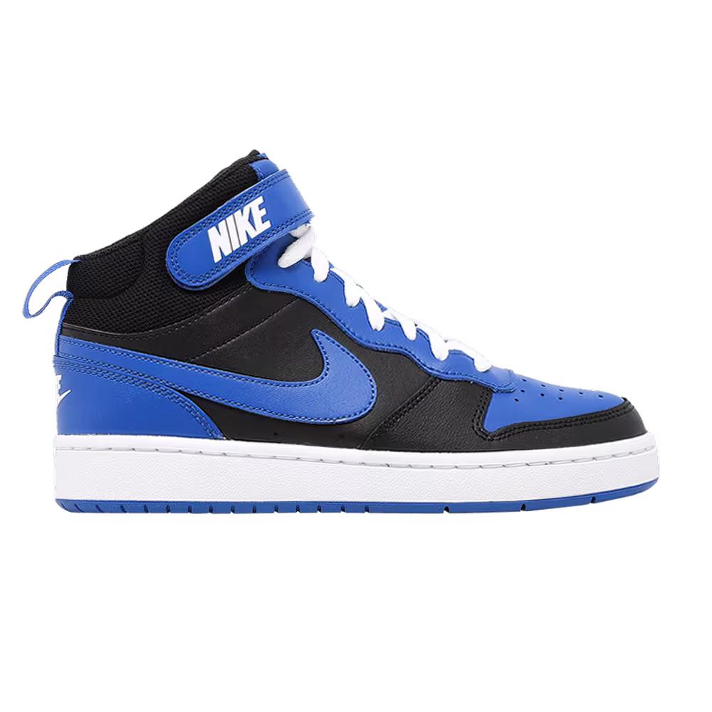 Nike Court Borough Mid 2 GS Black Game Royal