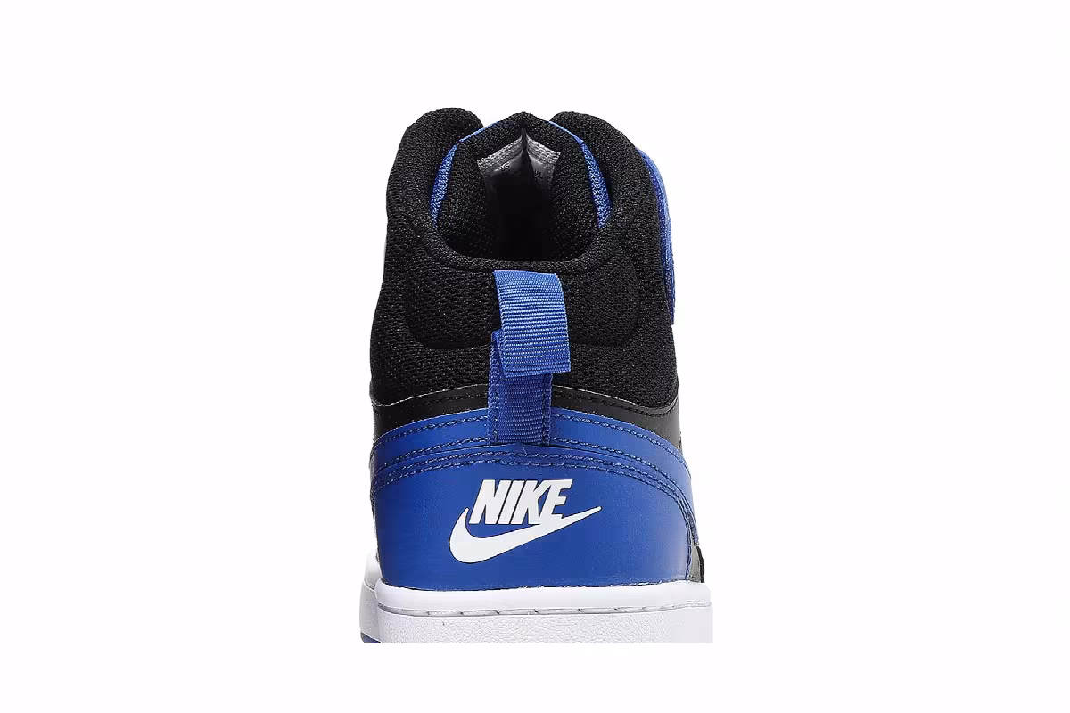Nike Court Borough Mid 2 GS Black Game Royal, view 8