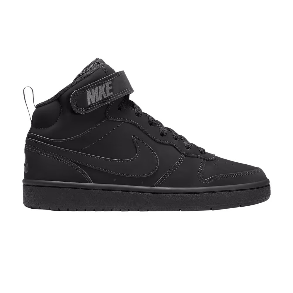 Nike Court Borough Mid 2 GS Triple Black