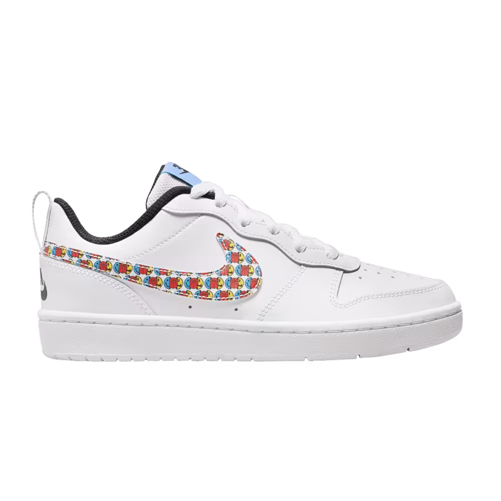 Nike Court Borough Low 2 SE GS Happy Hoops