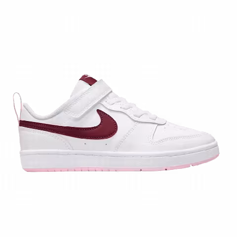 Nike Court Borough Low 2 PS 'White Dark Beetroot'