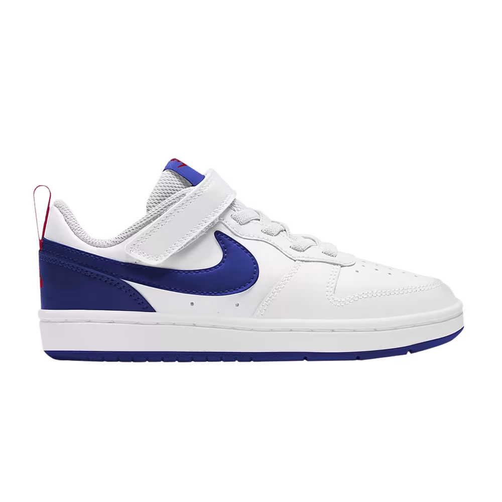 Nike Court Borough Low PS White Deep Royal